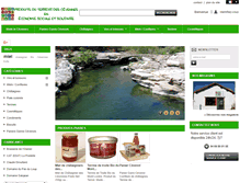 Tablet Screenshot of produits-cevennes.com